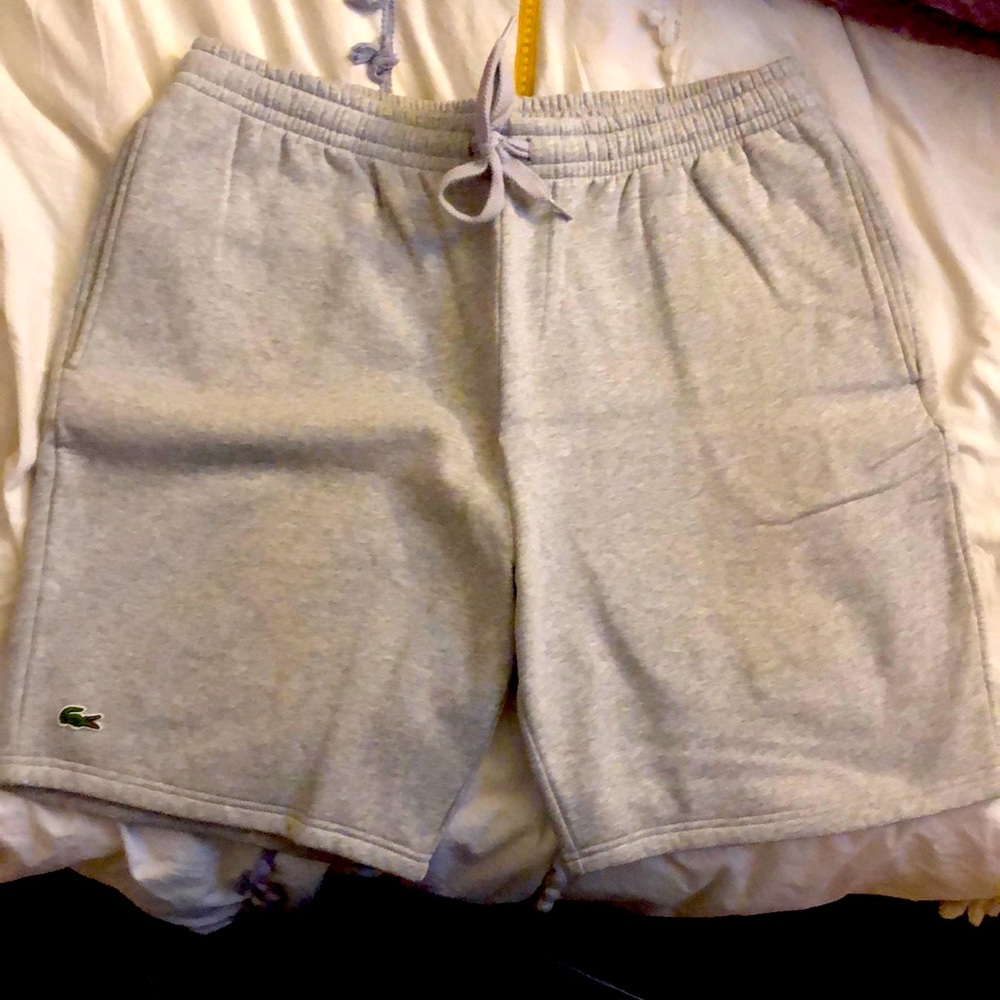 Lacoste Men’s XL Shorts 20 inseam , Gray